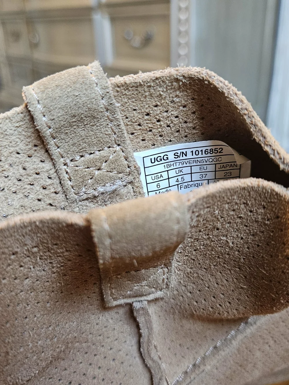 UGG Classic Mini Perforated Suede Boot - Chestnut
